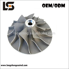 High Precision Aluminium Air Compressor Custom Blower Impeller Part